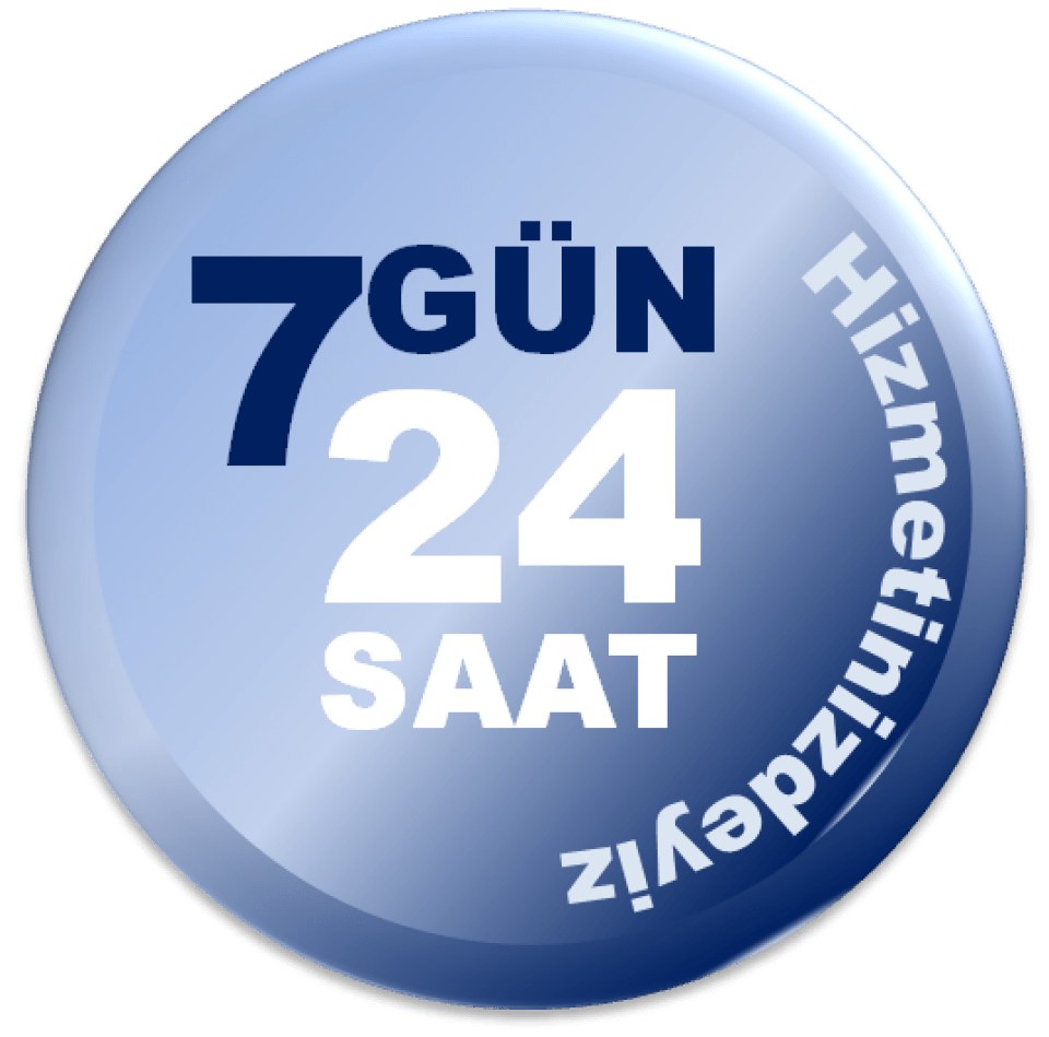 7/24 Destek Hizmeti